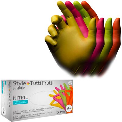 AMPri Guanti in nitrile Tutti Frutti S AMPri Guanti in nitrile Tutti Frutti S