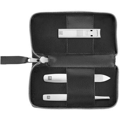 ZWILLING Set per la cura delle unghie vegano, 3 pezzi in nero ZWILLING Set per la cura delle unghie vegano, 3 pezzi in nero