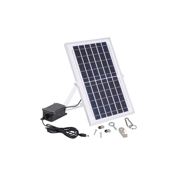kit di pannello solare e batteria per apriporta automatico per pollaio