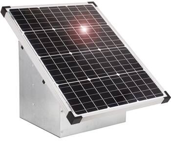 Kit Sistema ad Energia Solare: Pannello fotovoltaico 55 W VOSS.farming + Scatola ""EcoBox""