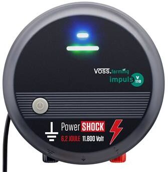 Elettrificatore per recinzioni a 230V VOSS.farming ""Impuls V110"", potente, per recinzioni lunghe