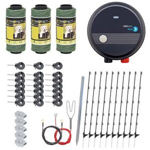 Set completo VOSS.pet per recinto elettrico per cani e gatti, con elettrificatore da 230 V