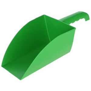 Kerbl Paletta per mangime in plastica verde, capacità circa 1000g