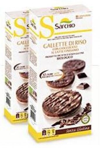 Sarchio Spa Gallette Riso Cioccolato Latte 34 G