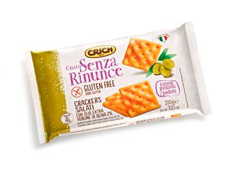 Nuova Ind. Biscotti Crich Spa Gusto Senza Rinunce Crackers Salati Con Olio Extravergine Di Oliva 2% 200 G