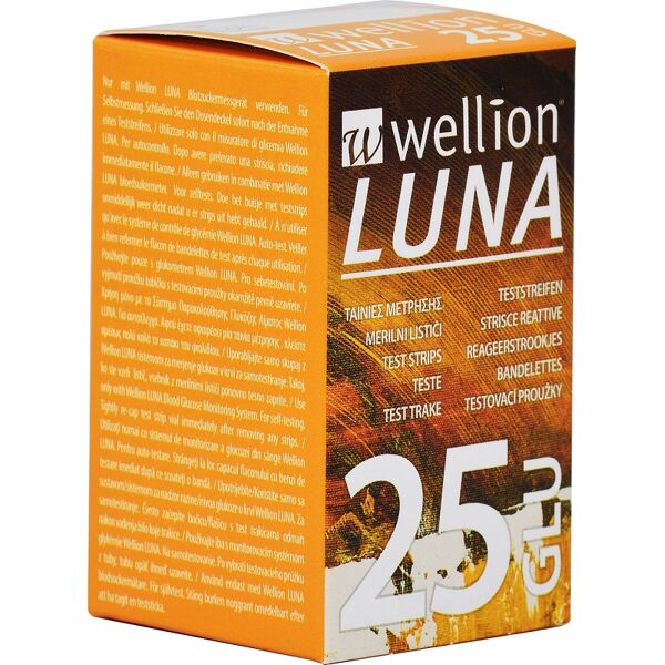 med trust italia srl wellion luna 25 strips strisce per misurazione glicemia