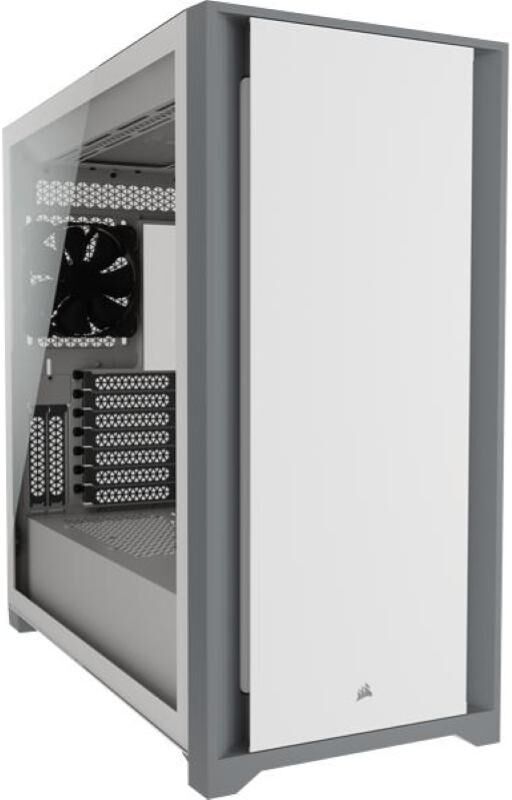 Corsair 5000d Case Middle Tower Minitx Matx Atx Vetro Temperato No Power Due Ventole Da 120 Mm Incluse Bianco