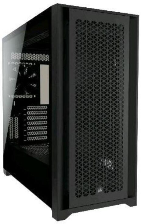 5000d Case Airflow Middle Tower Minitx/matx/atx Vetro Temperato No Power Due Ventole Da 120 Mm Incluse Sistema Di Gestione Dei Cavi Corsair Rapidroute Nero