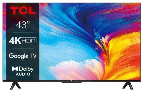 TCL Tv Led 4k 43p635 43 Pollici Hdr10 Smart Tv Wi-Fi Doby Audio