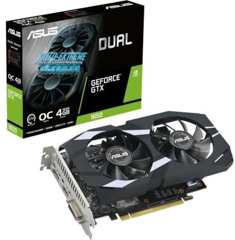 Asus Dual -Gtx1650-O4gd6-P-Evo Nvidia Geforce Gtx 1650 4gb Gddr6