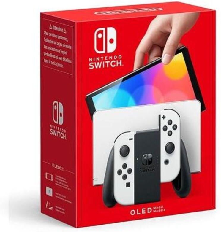 Nintendo Switch Oled Console Da Gioco Portatile 7`` 64gb Touch Screen Wi-Fi Bianco