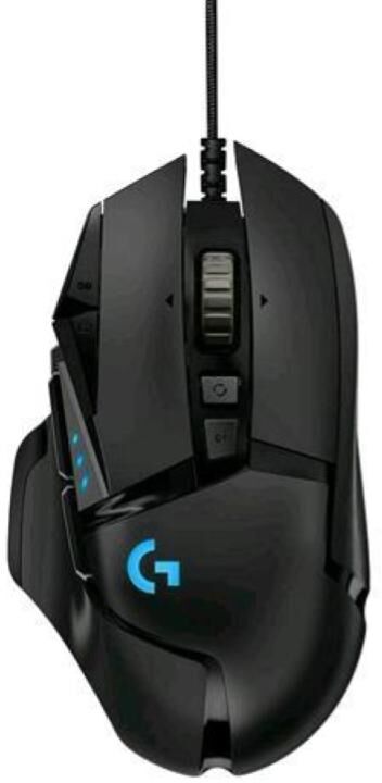 Logitech G502 Hero Mouse Gaming Con Sensore Hero Mouse Rgb 16.000 Dpi 11 Pulsanti Programmabili Mouse Computer Pc Laptop 5 Pesi Regolabili