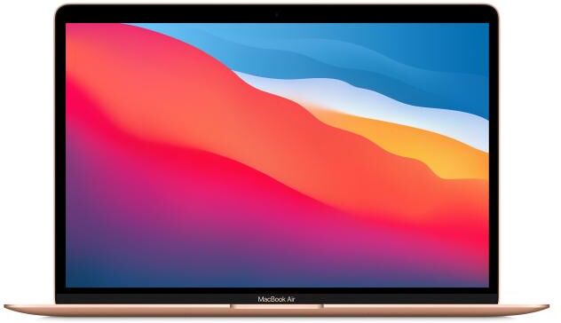 Notebook Apple Macbook Air 13.3 2560x1600 Chip M1 Con Gpu 7core 256gb Ssd 8gb 2xthunderbolt Usb 4 Wi-Fi 6 Bluetooth 5.0 Macos Gold Mgnd3t/a