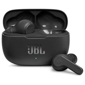 JBL Wave 200tws Cuffie In-Ear True Wireless Auricolari Bluetooth Senza Fili Con Microfono Integrato Protezione Ipx2 Custodia Ricarica Nero