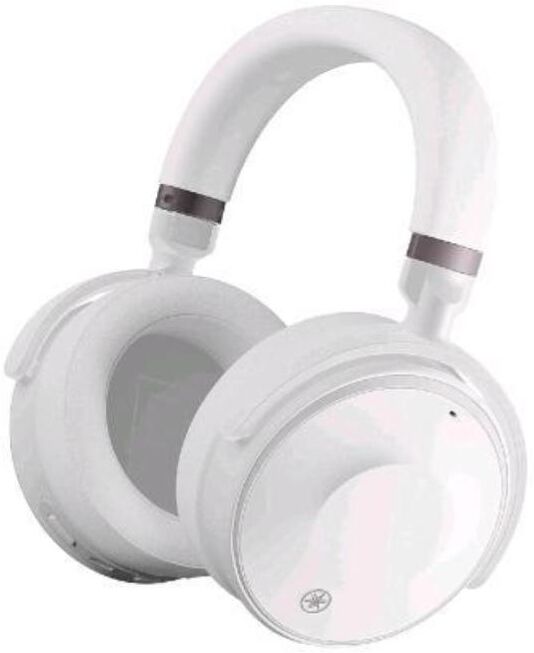 Yamaha Yh-E700a Cuffie Over-Ear Wireless Bluetooth Cuffie Senza Fili Con Cancellazione Attiva Avanzata Del Rumore Chiamate E Assistenza Vocale A Mani Libere Bianco