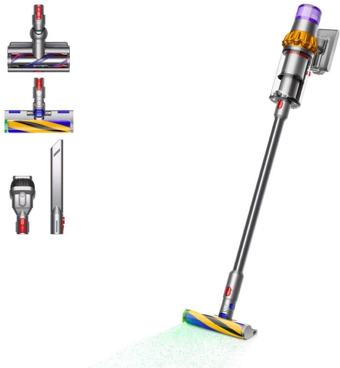 Dyson V15 Detect Absolute Aspirapolvere Scopa Elettrica Ciclonica Cordless 660 W Filtro Hepa 60 Min Funzionamneto