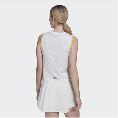 adidas LDN Match Tank Top - Bianco - Slim Fit - Top senza maniche adidas LDN Match Tank Top - Bianco - Slim Fit - Top senza maniche