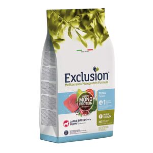 EXCLUSION Cane Mediterraneo Monoprotein Puppy Large Tonno 12Kg 12.00 kg