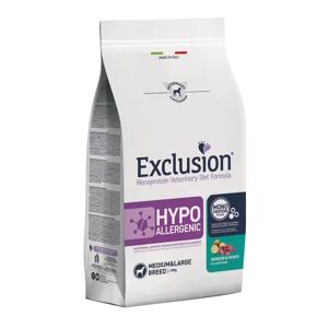 EXCLUSION Cane Monoprotein Veterinary Diet Hypoallergenic Adulto Medium&Large; Cervo&Patate; 12 Kg 12.00 kg