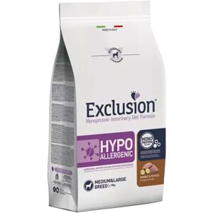 EXCLUSION Cane Monoprotein Veterinary Diet Hypoallergenic Adulto Medium&Large; Coniglio&Patate; 12 Kg 12.00 kg