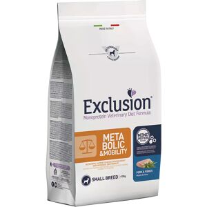 EXCLUSION Cane Monoprotein Veterinary Diet Metabolic&Mobility; Adulto Medium&Large; Maiale&Fibre; 12 Kg 12.00 kg