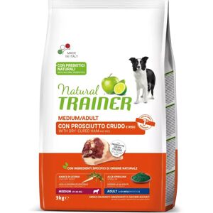 Trainer - Nova Food Natural Trainer cani Medium Adult Prosciutto crudo e Riso 3 Kg 3.00 kg