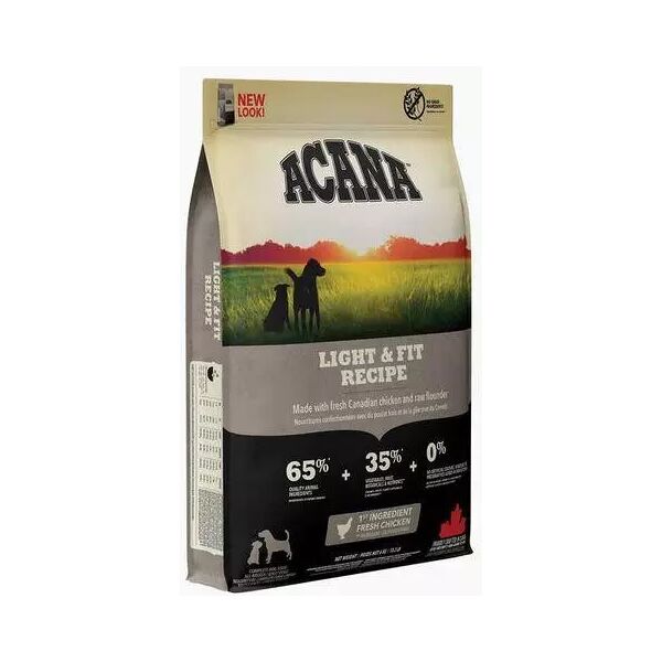 acana cane light & fit 11,4 kg 22.80 kg