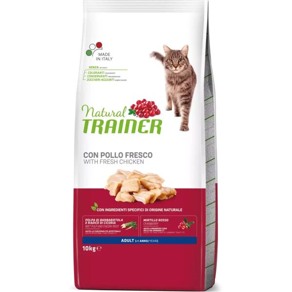 trainer - nova food natural trainer gatto adulto con pollo 10 kg 10.00 kg