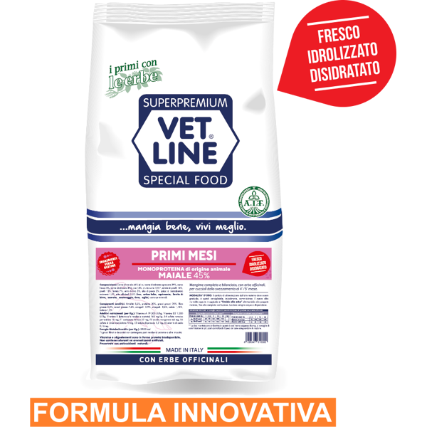 vetline cane primi mesi maiale 3 kg 3.20 kg