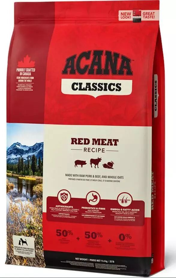 ACANA Cane Classic Red 9,7 kg Cane > Cibo Secco e Croccantini > Adulto