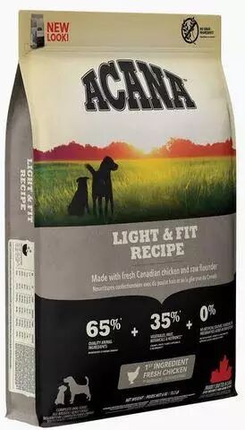 ACANA Cane Light & Fit 11,4 kg 22.80 kg