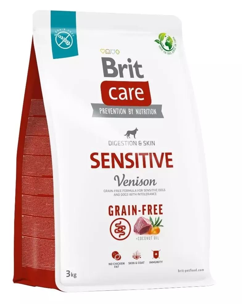 Brit Care Sensitive Grain Free cane adulto Cervo 1 Kg 1.00 kg