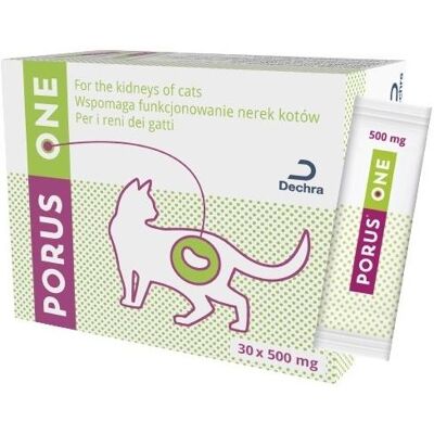Dechra Porus One Integratore reni per gatti 30 bustine PROMO +2 prezzo a pezzo 0.25 kg Dechra Porus One Integratore reni per gatti 30 bustine PROMO +2 prezzo a pezzo 0.25 kg