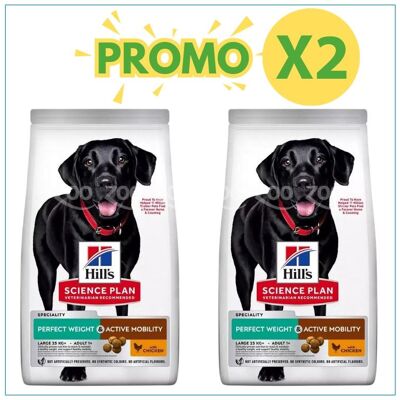 Hill's Science Plan Adult 1+ Perfect Weight & Active Mobility Large - 24kg Hill's Science Plan Adult 1+ Perfect Weight & Active Mobility Large - 24kg