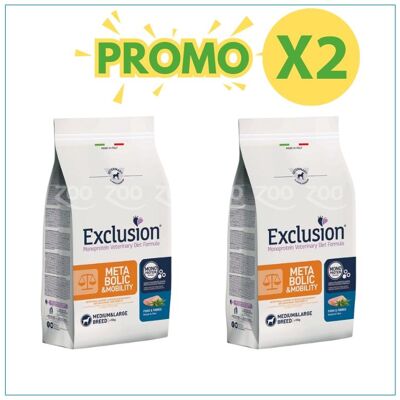 Cibo per cani Exclusion Maiale&Fibre - Monoproteico, Ipoallergenico, Supporto peso e mobilità - 12kg Cibo per cani Exclusion Maiale&Fibre - Monoproteico, Ipoallergenico, Supporto peso e mobilità - 12kg