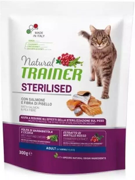 Trainer - Nova Food Trainer Gatto Natural Adulto Sterilizzato Salmone 10 Kg Gatto > Cibo secco Erba e Croccantini > Adulto