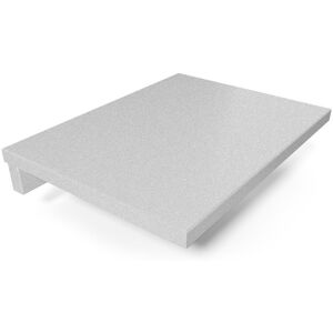 ABC MEUBLES Comodino appeso in legno -  - Grigio alluminio