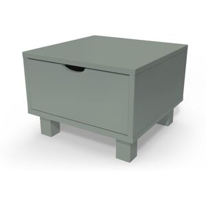 ABC MEUBLES Comodino in legno Cube + cassetto -  - Grigio