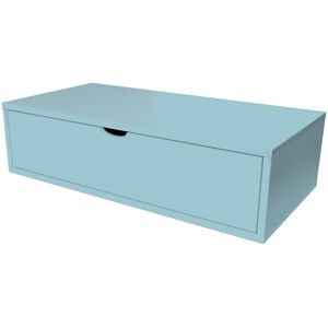 ABC MEUBLES Cubo di legno 100x50 cm + cassetto -  - Polvere blu