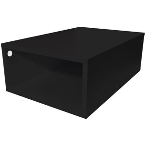 ABC MEUBLES Cubo di legno 75x50 cm -  - Nero