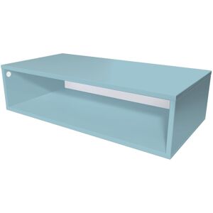 ABC MEUBLES Cubo di legno 100x50 cm -  - Polvere blu