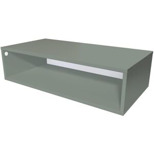 ABC MEUBLES Cubo di legno 100x50 cm -  - Grigio