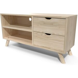 ABC MEUBLES Mobile TV scandinavo legno Viking -  - Vernice Naturale