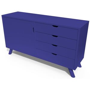 ABC MEUBLES Credenza scandinava legno Viking -  - Blu scuro