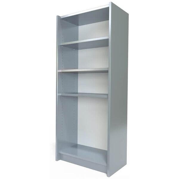 abc meubles libreria in legno -  - grigio alluminio