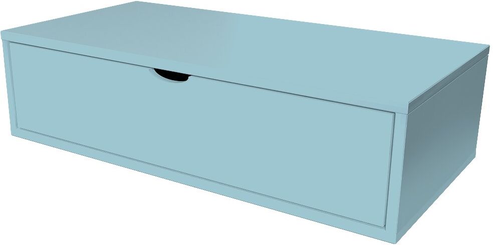 ABC MEUBLES Cubo di legno 100x50 cm + cassetto -  - Polvere blu