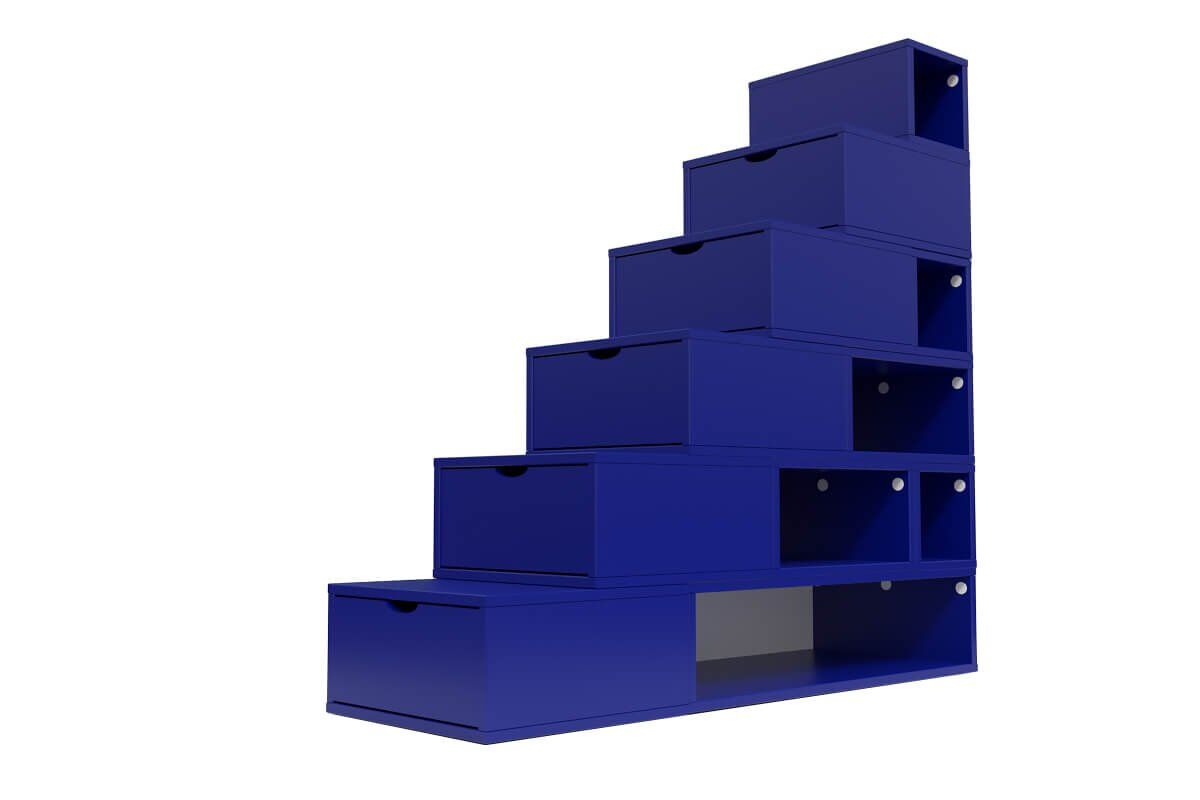 ABC MEUBLES Scala cubo di riordino 150 cm -  - Blu scuro