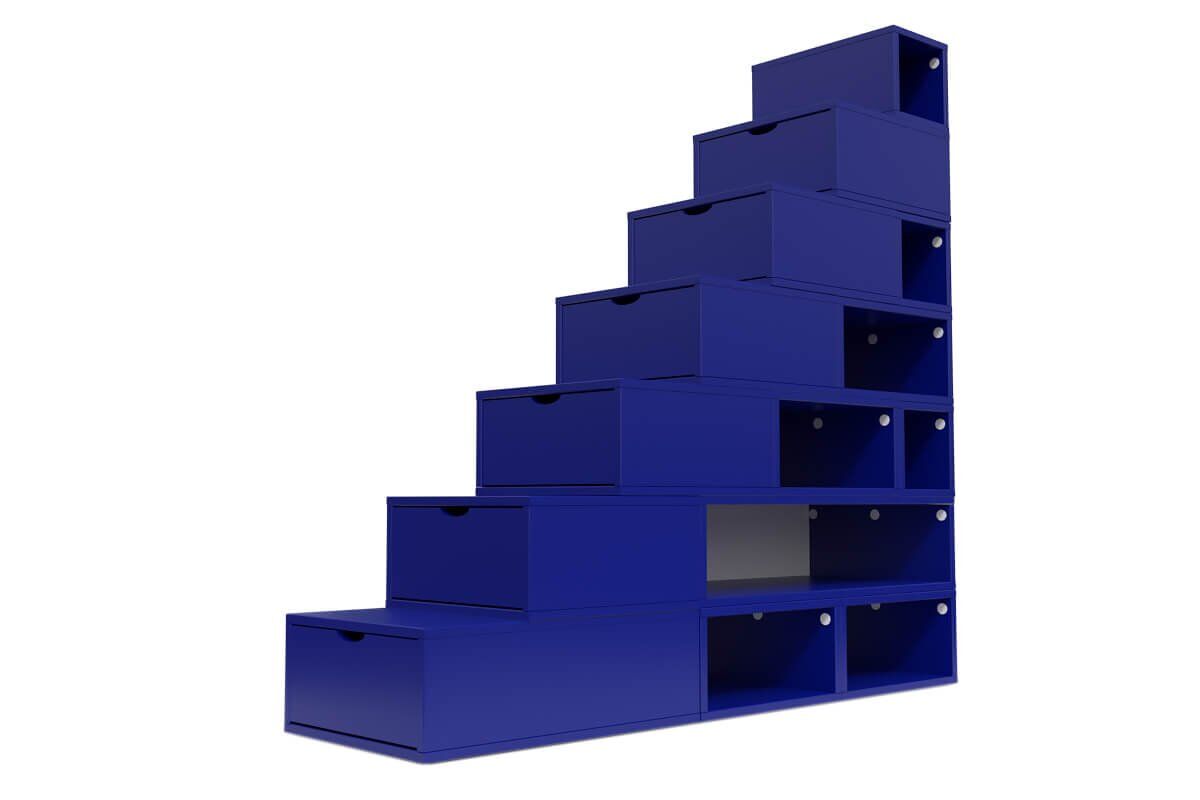 ABC MEUBLES Scala cubo di riordino 175 cm -  - Blu scuro