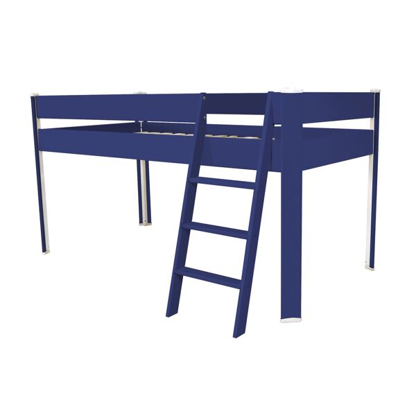 abc meubles letto compatta per bambini - 90x190 - blu scuro