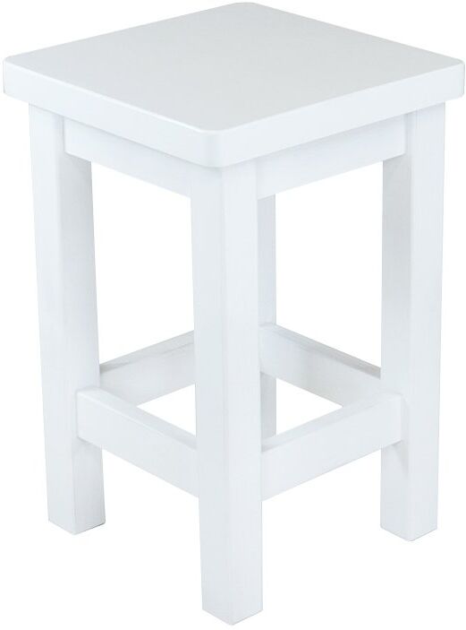 ABC MEUBLES Sgabello in legno destro made in france -  - Bianco